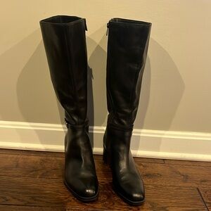 Naturalizer Womens Sterling Wide Calf Knee-High Boots Black size 9.5